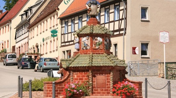Töpferbrunnen Kohren-Sahlis - Foto: Tourismusverein