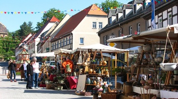Töpfermarkt Kohren-Sahlis - Foto: Tourismusverein